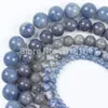 8 milímetros azul Aventurine natural arredondada soltos Spacer Stone Beads 40cm Strand 4 6 8 10 12 milímetros Para DIY pulseiras fazer jóias