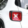 Decorazione della copertura della luce della lampada posteriore dell'auto Decorazione interna adatta per Jeep Renegade 2015 2016 ABS Styling