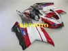 Ducati 848 08 09 10 11 DUCATI 1098 1198 2008 2009 2011 ABS Red Red Red White Fairingsセット+ギフトDD03