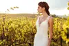 Eddy K Wedding Dresses Gorgeous Lace Applique Sweep Train Bridal Gowns Sleeveless Sexy Mermaid Wedding Dress