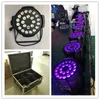 6 pieces with flightcase 24x18w 6in1 RGBWAUV led par light stage led par light 6in1 indoor led par cans