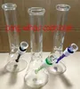 online shop 5MM Glass thick Bong with wand perc Clear Thickest waterpipes Beaker bongs water pipes percolator beaker base hookah