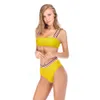 Bikini Set Frauen Striped Badeanzug Sexy Schwimmen Zweiteiler Mode Hohe Taille Badeanzug Vintage Strap Badeanzug Beachwear YFA311