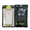 100Pcs/lot 12*21cm Plastic Zipper Cell Phone Case Event Bags With Hang Hole For Mobile Phone Shell Packaging Zipper Bag