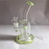 Portable bubbler glass hookah DAB rig thick high quality water pipe with a perc 14mm male connector gb383