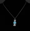 Luminous Owl Necklaces Glow In Dark Pendant Necklaces For Women Men Owl Fashion Gemstone Fashion Jewelry