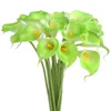 32см Lenth Мини Калла невесты Букет искусственных цветов 10 цветов для декора свадьбы