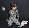 2018年新しい赤ちゃんパジャマ衣装コットンボーイズガールズ動物フォックスプリントトップ+パンツ2本/セット漫画子供服セット31スタイルDHL C3372