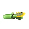 Glass spoon pipes Most special sunflower hand blown hand pipe tube delightful bubbler pipe for tabacco smoking