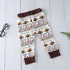 Newborn Baby Boys Girls Clothes My First Thanksgiving Romper Pants Hat 3Pcs Set Outfits Baby Turkey Geometric Kid Clothing Boutique 0-18M