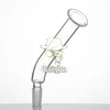 Embout en verre Embouts de filtre à quartz 14 mm Longueur du joint mâle 136 mm Connecteur en verre à haute teneur en borosilicate pour bongs en verre Tuyau d'eau