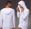 Hot  New 2017 Modal Autumn Winter Men Sleep Tops Hat Men Sexy Long Underwear Sleepwear Pijamas