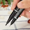 10 Stück Dual-Tips-Schablonenstift, Tattoo-Hautmarker, sortierter Tattoo-Markierungsstift, Dual-Tip-Marker, Piercing, Schwarz, Blau, Rot