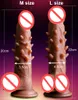 Dildo super realistico in silicone Dildo con tocco di pelle reale con spine che pungono Alta qualità per le donne Giocattoli per la masturbazione Prodotti del sesso