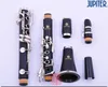 New JUPITER JCL-637N B-flat Tune High Quality Woodwind Instruments 17 Key Clarinet Black Tube With Case Accessories Free Shipping