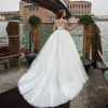 Amazing Wedding Dresses Ball Gown Scoop Cap Sleeve with Appliques Beaded High Waistline Tulle Gowns Bridal Dress vestido de noiva