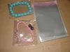 Sac Cellophane/Poly Transparent 8x12cm + 2cm, sac Opp Transparent, sacs de Bracelet, emballage sac en plastique, joint auto-adhésif, 1000 pièces/lot