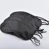 Masque pour les yeux noirs 4 couches polyester éponge ombre couverture sieste masque bandeau pour dormir voyage LX3077