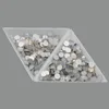 Ny SS3-SS30 Vit Opal Färg 1440pcs 3D Nail Art Flat Back Non Hot Fix Rhinestones Non hotfix Glass Crystals Stone