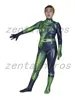 Shego Of Kim Possible Costume Femme Costume Impression Costume Spandex Lycra Zentai Halloween costume