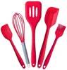 Set di stoviglie da forno Pennelli per dolci in silicone Truner Colore rosso antiaderente per utensili da cucina per la casa Utensili da cucina 16ww ff