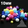Top quality 100PCs 10mm Acrylic Candy color beads Color balloon romance Colorful Chunky Beads jewelry Necklace Making DIY