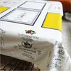 100綿の熱い売れの家庭用布の芸術綿布テーブルクロス