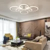 Lumières Moderne acrylique LED plafond lustre éclairage plexiglas chinois noeud lustre pour salon salle à manger chambre lustre avize EMS