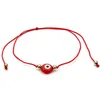 20pcs / lot Lucky String Evil Eye braccialetto rosso fortunato braccialetto regolabile gioielli fai da te