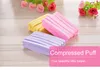 12st Comprimerad Seaweed Sponge Magic Face Cleaning Pad Cosmetic Makeup Puff Cleansing Svamp Tvätt Face Make Up Tools Foundation Puff