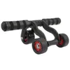 Ab Wheel Fiess Equipment with 3 Wheels Roller for Exercise Training Easy to Install Remove, Very Handy and Portable