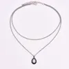 Direct selling of water drop stone necklaces in European and American fashion327S