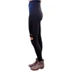 Taille mignon haut noir Leggings pantalons de Yoga femmes filles élasticité genou fuite dentelle couture pantalon Leggings Streetwear RF0869