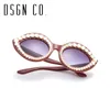 DSGN CO. Söt läppar solglasögon för kvinnor retro mode kvinna solglasögon chic solglasögon UV400