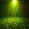 Freeshipping Mini Portable IR Remote RG Meteor Laser Projektor Ljus DJ KTV Hem Xmas Party Dsico LED Stage Lighting