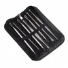 Kit di strumenti per la rimozione di punti neri da 7 pezzi Kit di strumenti per la cura della pelle durevoli in acciaio inossidabile Comedone facciale Acne Needle Clip