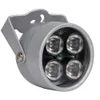 Illuminatore IR Luce 850nm 4 luci LED array Visione notturna impermeabile a infrarossi CCTV Illuminazione di riempimento DC 12V Per CCTV / Telecamera di sicurezza