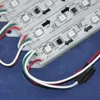 100 stks WS2811 IC 3LED / PCS 5050 RGB LED-programmeerde Digitale Module String Licht Waterdicht DC12V