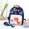 Kids Backpack Kindergarten Girls Boys School Bag Children Cartoon Dinosaur Shoulders Bags Children Snacks Bags Prevent Kids Lost Rope Design
