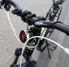 USB Laddning Cykelklocka Elhorn med larm Högljud Hornring MTB Road Cykelhandtag Cykel Säkerhet Anti-thyt alarm