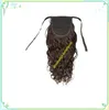 Libbon ClipをPonytailsの人間の髪の毛Ponytail Water Waveヘアピース22インチ120g-160g Vrigin Remy Hair Extensions女性のファッション