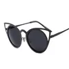 Occhiali da sole Cat Eye di lusso da donna Montature per occhiali in metallo Tonalità a specchio Sexy Sunnies ss309