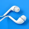 Samsung s6 için kulak içi kulaklıklar kablolu kulaklıklar 3.5mm spor koşu kulaklık ile mikrofon ses kontrolü kulaklık ile opp torba om-t7