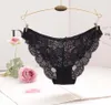 Vrouwen Hoge Kruis Transparante Ondergoed Slipje Slips Dames Sexy Kant Bloemen Strik Thongs G String voor Vrouwelijke Lingerie305O