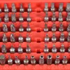 Freeshipping 100Pcs/lot Reliable Screwdriver Bits Professional Bits Set Sturdy Chrome Vanadium Steel Screwdriver Head Set Torx Hex with Case