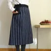 Kök midja förkläde kock stor förkläde Hotell cafe restaurang servitör arbete förkläde 65 * 70cm kvinnor män