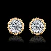 Band New Crown Wedding Stud Earring 2018 New 925 Sterling Silver CZ Simulated Diamonds Engagement Beautiful Jewelry Crystal Ear Rings