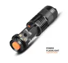 Q5 dimming mini light flashlight SK68 dual purpose power portable telescopic zoom flashlight