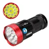 Rechargeable 17000LM Skyray Light King 10T6 LED Flashlamp 10 x CREE XM-L T6 Latarka LED Latarka Lampa Lampa do polowania Camping + 4 sztuk 18650