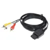 Câble de cordon vidéo de haute qualité 18m 6ft AV TV RCA pour jeu Cubefor SNES Gamecubefor Nintendo pour N64 64 Game Cable3842251